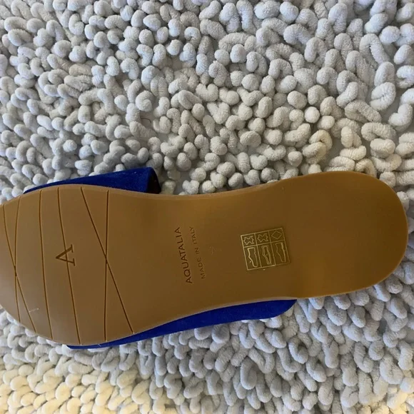 Aquatalia Dedra Suede Sandals - NIB with Dust Bag - Picture 6 of 6